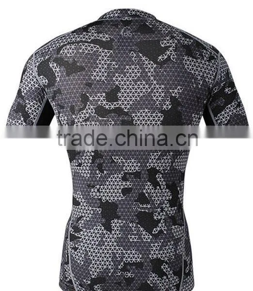 OEM Men's Short Sleeve Training Athletic T-shirt Sportwear Tops photo-2