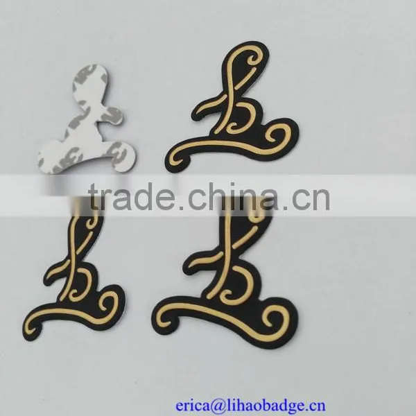 Chromed Gold 3d Plastic Letters Logo photo-2