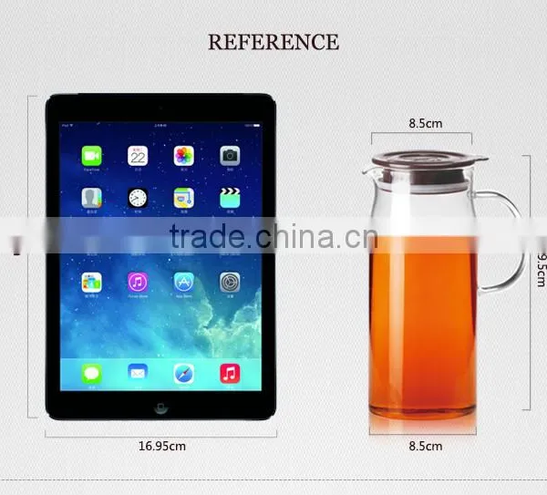 China Housewares High Borosilicate Water Filter Pitcher for 1000ml photo-3