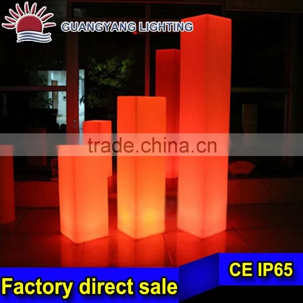 Unique PE Square Column Led Lamp Light Covers photo-5