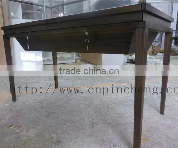 Hot Sale Floor Standing Metal Jewelry Display Cabinet /stailess Steel Jewelry Display Counter photo-6