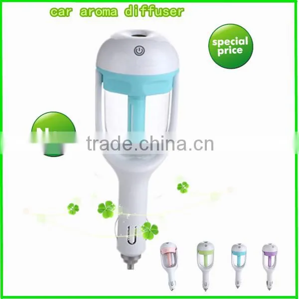 12V ultrasonic car aroma diffuser car humidifier car mist diffuser with usb charging
