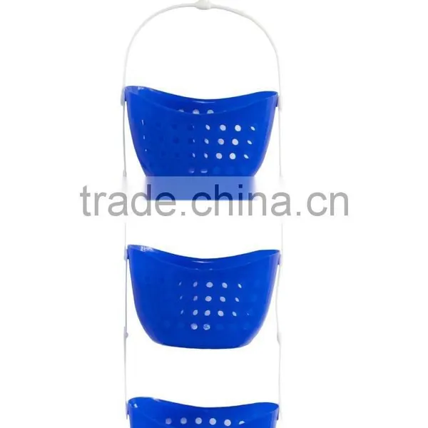 3 Tier Bathroom Organizer Shower Shelf Rack Storage Hanging Basket photo-6