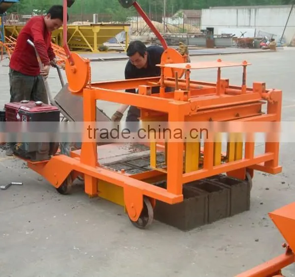 Block Machine Supplier QM4-45 Diesel Engine Movable Egg Laying Concrete Hollow Block Making Machine Price and Vedio photo-4