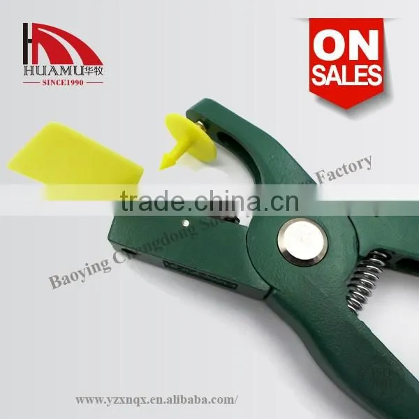 Buffalo Ear Tag With PE Material in Yellow 60*56 mm photo-5