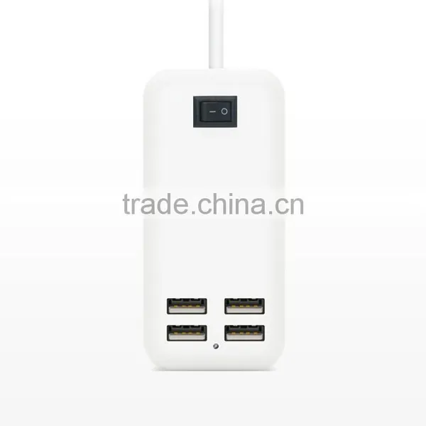 Shenzhen Portable Mobile Phone Charger With 4 Usb Port photo-2