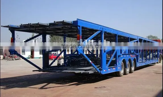 Quality Guarantee 3 Axle Cargo Trailer Car Towing Trailer photo-2