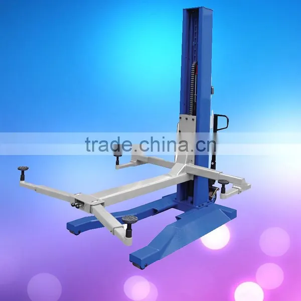 Cheap 2.5T Hydraulic Mechanical and Movable Single Post Car Lift photo-2