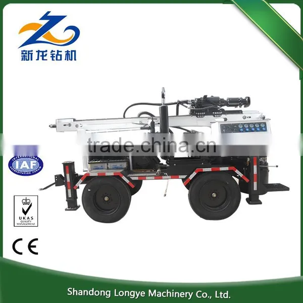 Economical Hot Exported 260m Portable Small Deep Hydraulic Water Well Drilling Rig photo-5