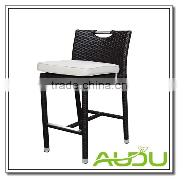 Audu Contemporary Bistro Set /Black Armless Rattan Bistro Set photo-3