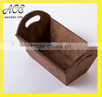 Wooden Fruit Tray,Wood Tray Flowerpot photo-3