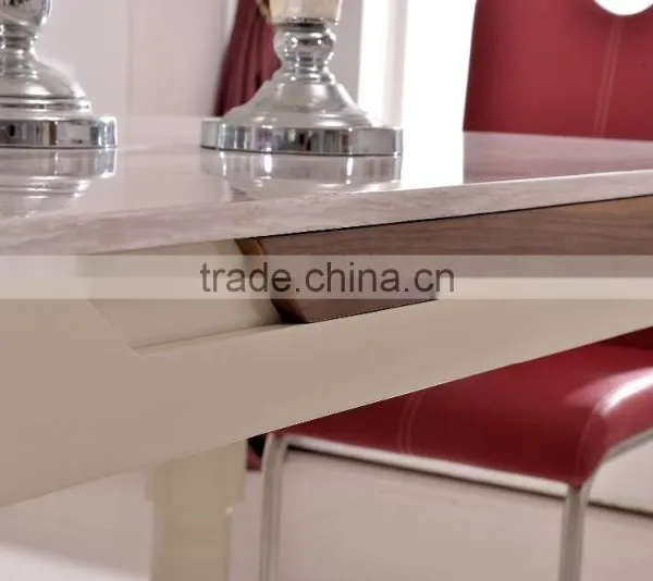 TH386 Simple Design Dining Table Mdf Dining Table Designs Marble Dining Table Designs photo-5