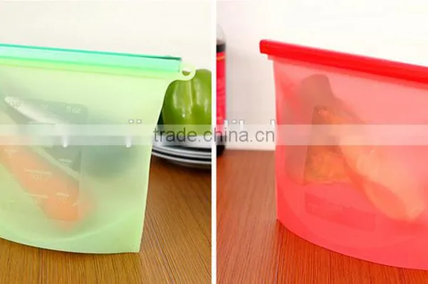 Wholesale Stock Portable Silicone Food Seal Freshness Protection Bag photo-2