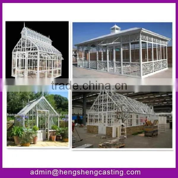 garden greenhouse / glass greenhouse / commercial used greenhouse for sale