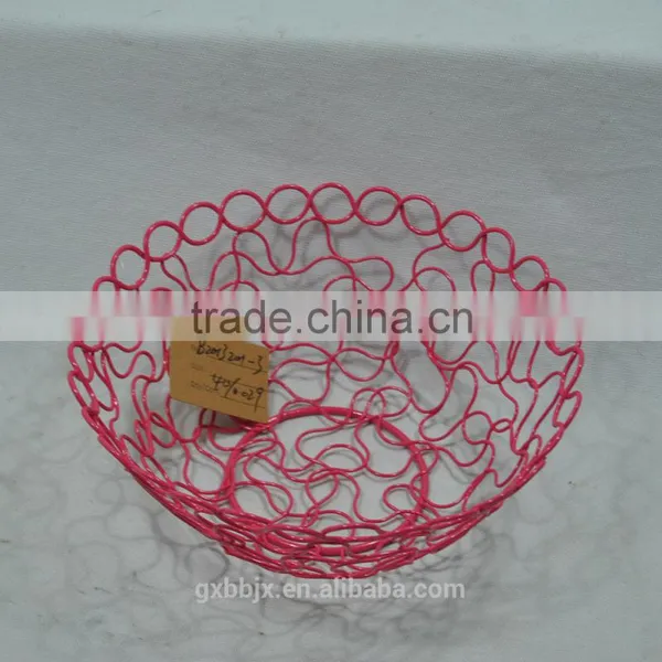 Metal Wire Fruit Basket With Open Design photo-3