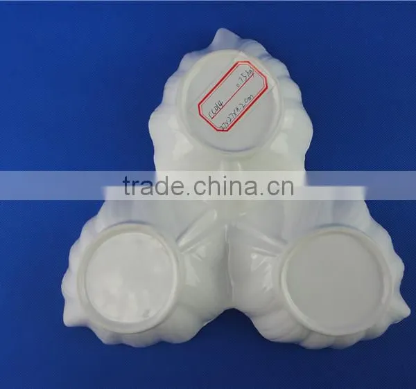 Bulk Ceramic Plates Leaf Shape photo-5