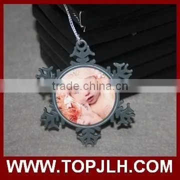 Promotion Dye Sublimation Photo Print Christmas Snowflake Decoration photo-6