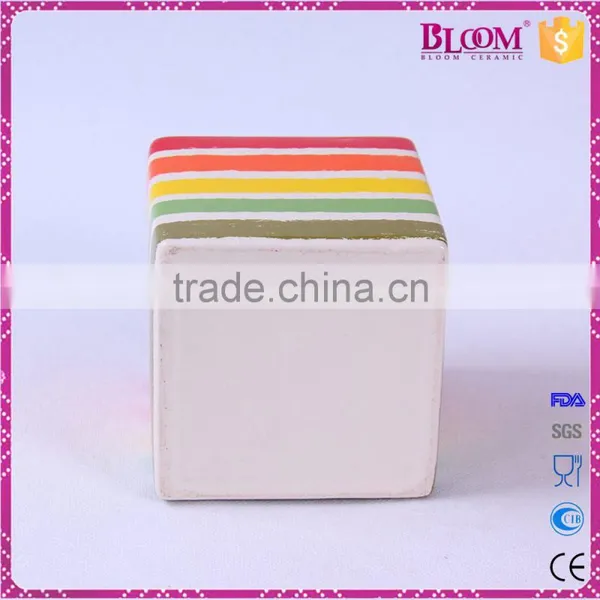 Handmade Square Shape Ceramic Balcony Flower Pots photo-3