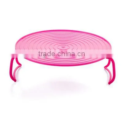 High Quality 120g Kitchenware Plastic Microwave Oven Bowl Stand Holder Rack photo-5
