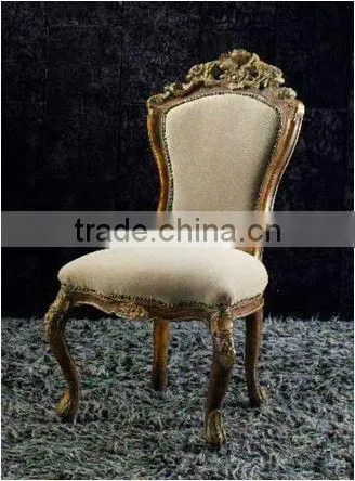 Antique Victorian Living Room Fabric Chair for Home Usage photo-3