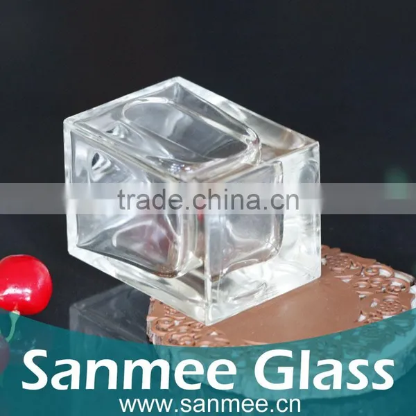 Supplies Square Glass Jar 100ml Transparent Glass Bottle For Perfume photo-3