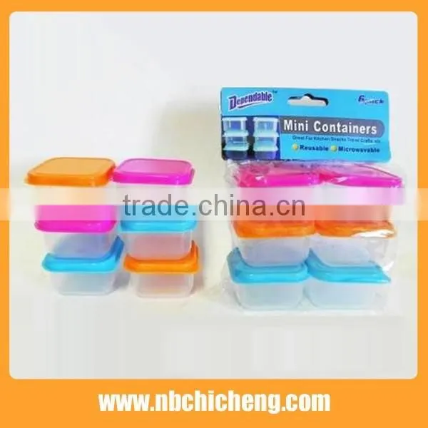 4PCS Small Plastic Storage Box With Lid photo-3