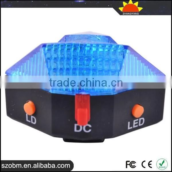 Factory Wholesale OEM Blue Diamond Style Wireless LED Laser Bicycle Bike Safelight Taillight photo-3