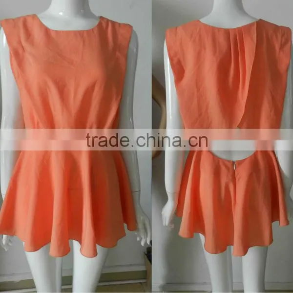 2013 Best Sale Chiffon Summer Mini Fashion Dress
