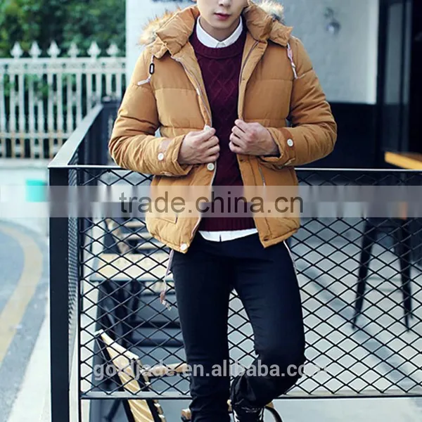 Manufactorying China Supplier 2016 Fashion Thicken Cheap Men Winter Coats With Hoodie photo-3