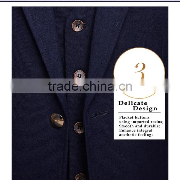 2017 Hot Sale Turkish Mens Suits 3 Piece Business Suit Made in China photo-5