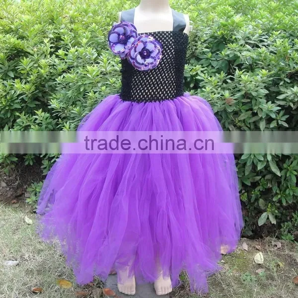 Wholesale Crochet Top Tutu Dress Baby Tutu Dress With Flowe photo-5