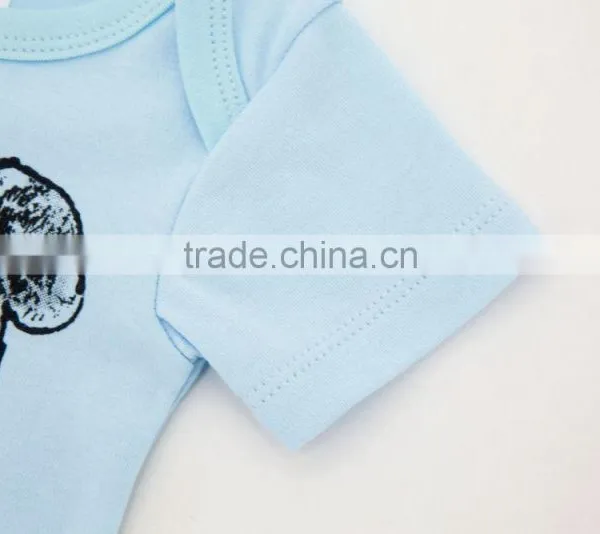 Top Sale Infant Clothes Short Sleeve Cute Animal Baby Rompers For Boy photo-5