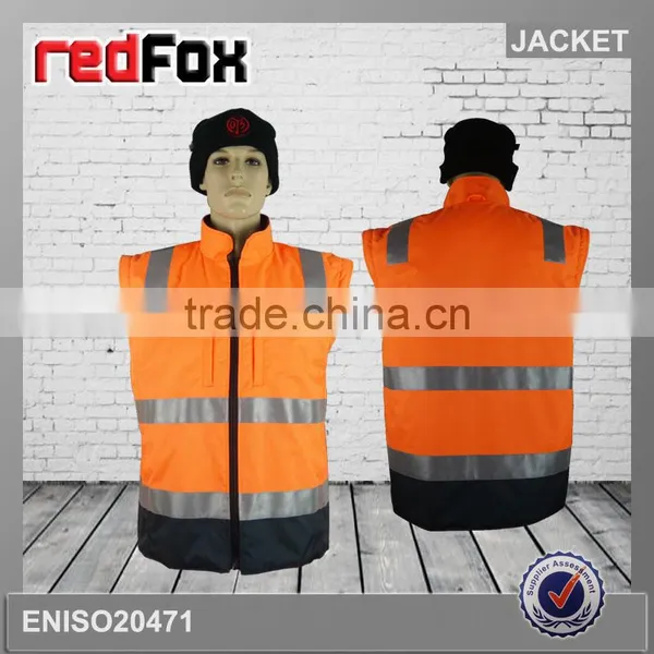 High Visibility Security Padding Guard Safety Vest Custom Logo photo-5