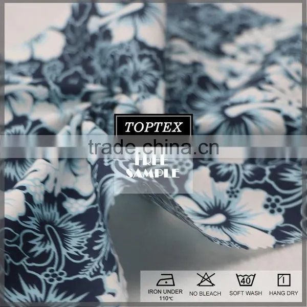 Floral Printed Poplin Fabric for Cheap Apparel Fabric photo-3