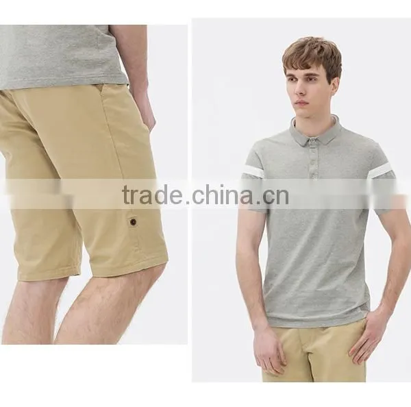 Custom Breathable 100% Cotton Contrast Tipping Button Placket Unbranded Polo Shirt photo-3
