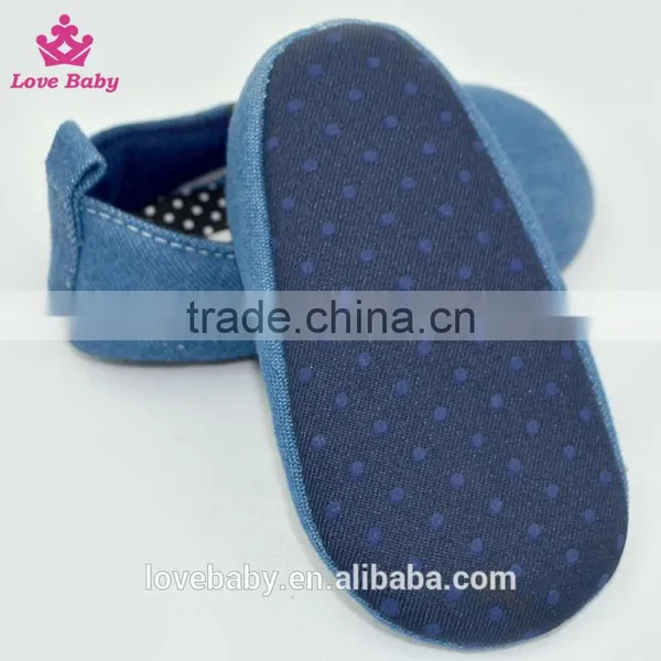 Denim Color Point Baby Girls Prewalker Shoes Buster Brown Baby Walking Shoes LBF2015122304 photo-4