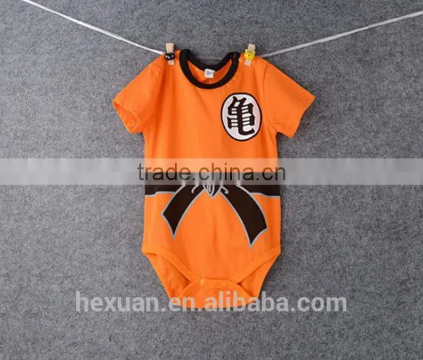 Cute Baby Boy Romper Short Sleeve Cotton Jumpsuit Baby Cartoon photo-3