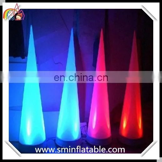 High Quality Inflatable Led Cone, Party Led Colomn for Advertising , Stage Lighting Tower Horn for Decor photo-2