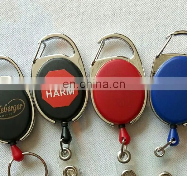 New Cheap Retractable Plastic Key Holder/key Ring Wholesales photo-2