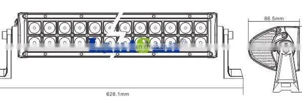 Fast Shipping LED Bar High Quality 10-30v 22" 120w Truck Led Light Bar, 24v 120w Offroad Led Light Bar for Car photo-6