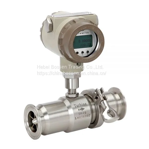 Industrial Sanitary Level Turbine Flow Meter LWS