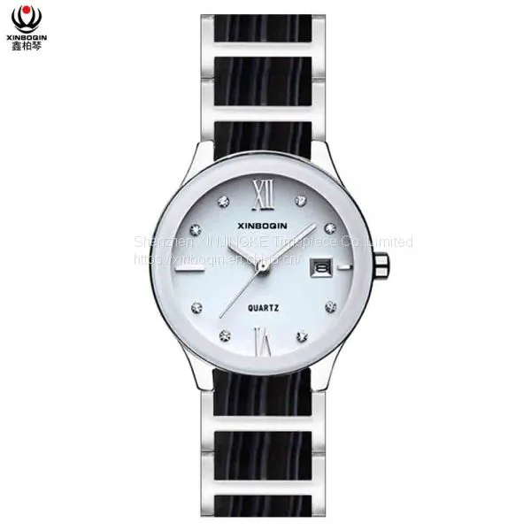 XINBOQIN Dropshipping Custom Wholesale Fashion Lady Simple Design Quartz Brand Name Water Resistant Acetate WatchXINBOQIN Manufacturer Custom Brand Tide Fashion Lady Style Luxury Brand Acetate Women's Watch photo-3
