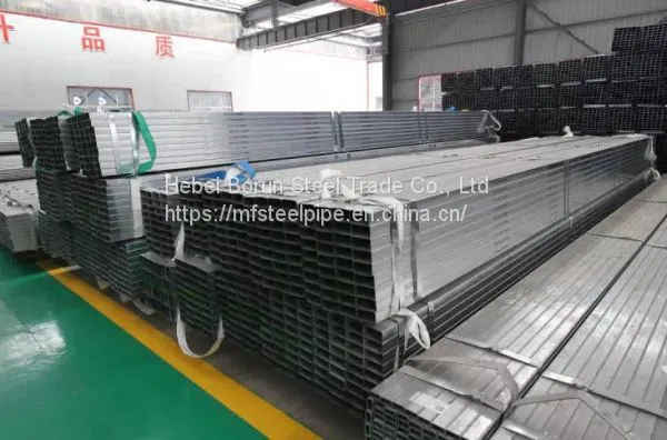 ERW Hollow Section Hot Dipped Galvanized Square Steel Pipe photo-2