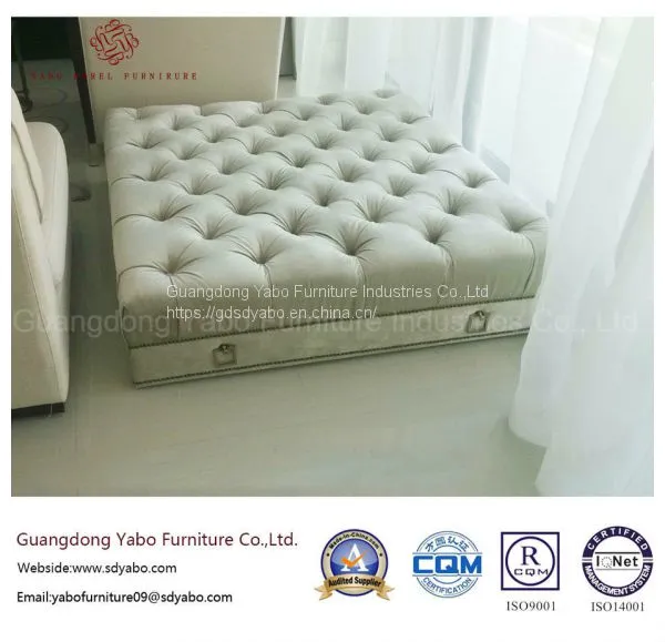 5 Star Hotel Furniture for Square Leisure Sofa Ottoman (6312O-1)