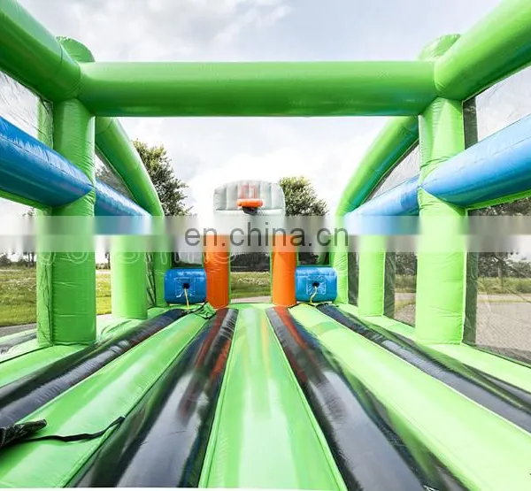 Multi Play Inflatable Basketball Bungee Run Game Field Outdoor Inflatable Sports Arena For Sale photo-4