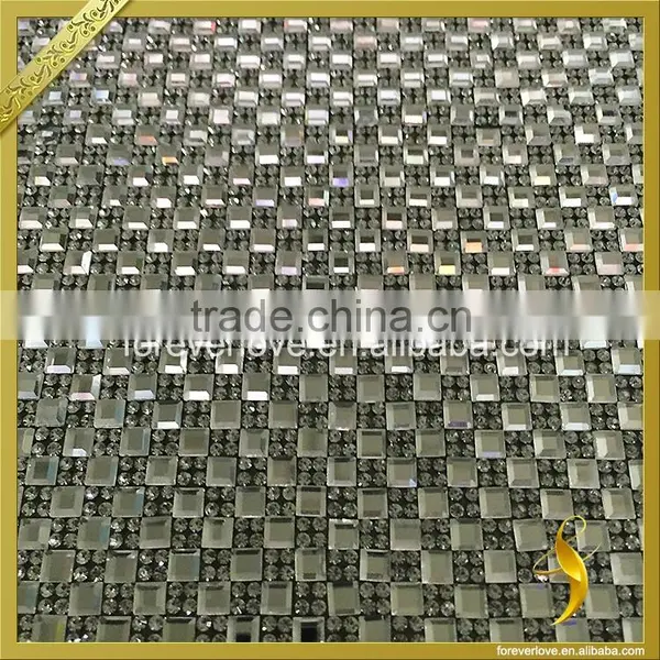 Fashion Crystal Heat Transfer Shoe Decoration Hot Fix Rhinestones Strass Mesh FRM-209 Supplier's Choice photo-2