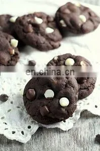 Double Hoppers Encrusting and Aligning Machine for Making Chocolate Chip Cookie/chip Cookie Forming Machine photo-4