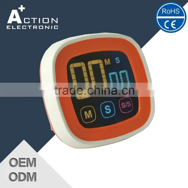 Ce Certified Big Price Drop Funny Round Screen Touch Digital Sport Timer photo-2