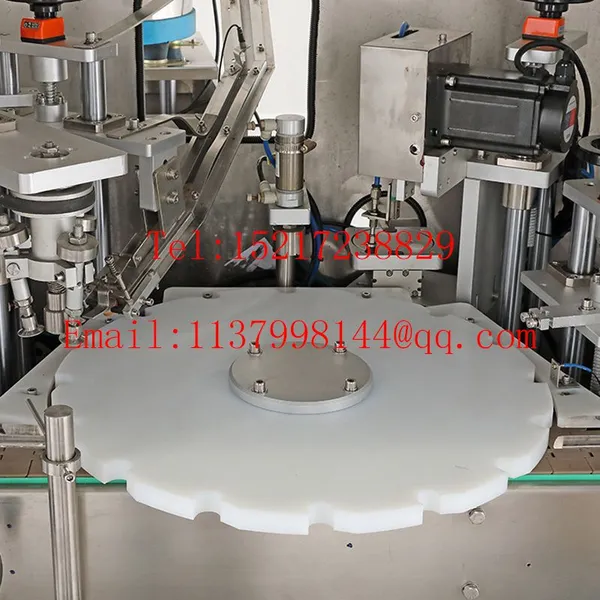High Quality Small Volume Lyophilized Powder/essential Oil Filler Automatic Bottle Filling and Caping Packing Machine Line photo-4