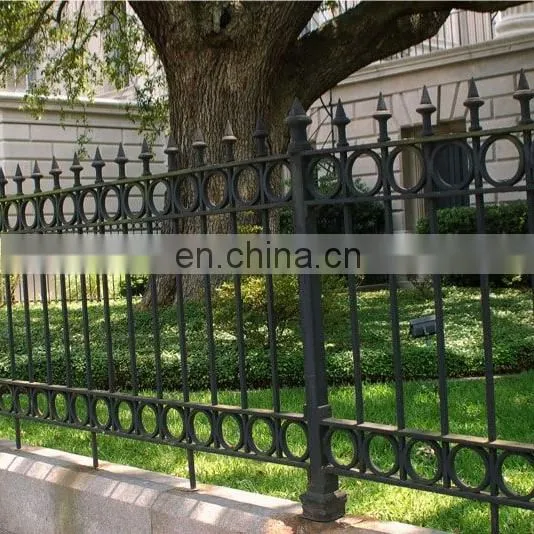 Decorative Wall Hot Dip Galvanized Steel Palisade Fence for Small Garden From China photo-4